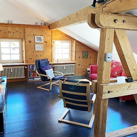 Dachwohnung Im Alpenstil, 60M2 Fuer 2P, Mit Garage - Bm186 Pontresina Exteriör bild